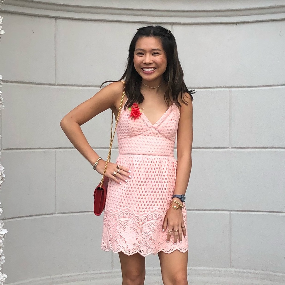 Abercrombie & Fitch Light Pink Dress